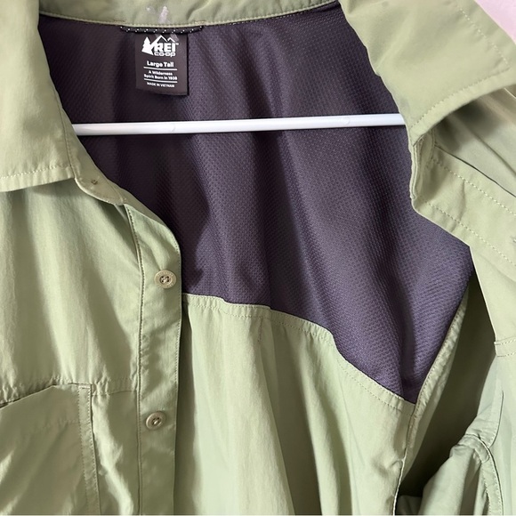 REI large tall long sleeve button down shirt - Picture 6 of 8